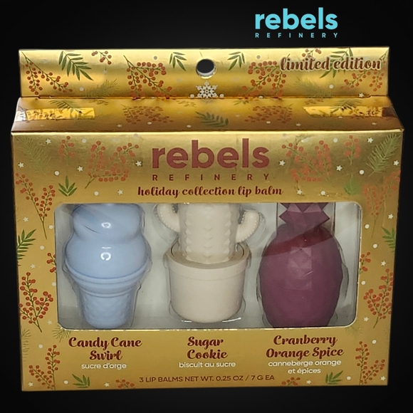 Rebels Rebellion Other - 🆕️ REBELS REBELLION Holiday Gloss Set With Cactus, Pineapple & Ice Cream Cone